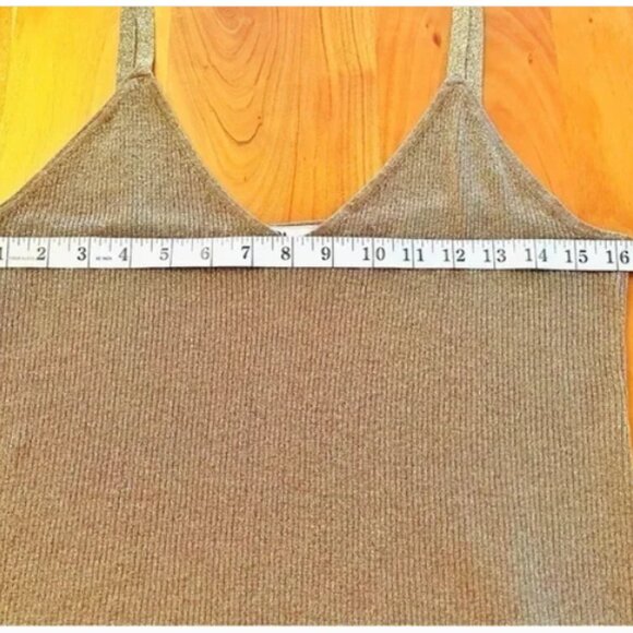 ZARA Maxi Dress Spaghetti Straps Knit Evening Formal Event Party Dress - Picture 6 of 7